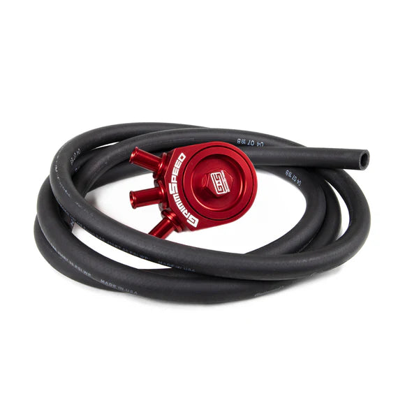 Grimmspeed Air/Oil Separator Red Subaru 08-14 WRX 05-09 LGT/OBXT 09-13 FXT Grimm