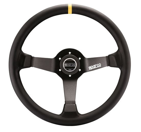 SPARCO STEERING WHEEL 345 LEATHER BLACK