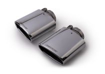 Remus 2014 Seat Leon Cupra 142x72mm Angled/Angled Chromed Tail Pipe Set