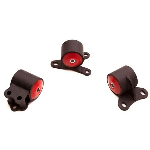 Innovative 94-01 Integra B-Series Black Steel Mounts 60A Bushings (Auto Trans 3 Bolt)