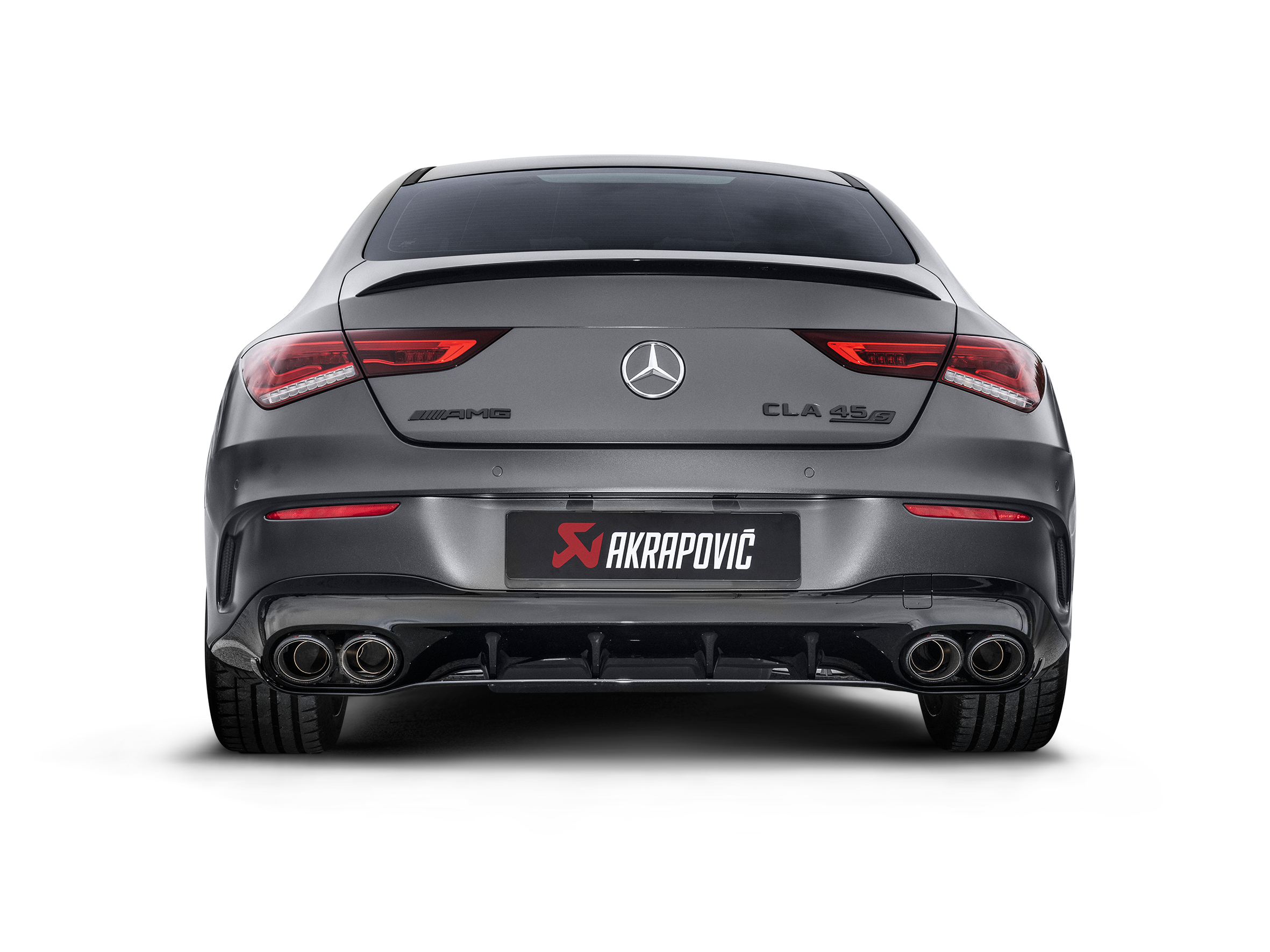 Akrapovic 2024+ Mercedes-AMG CLA 45 / CLA 45 S (C118/x118) Evo Line Cat Back (Titanium) w/ CF Tips - 0