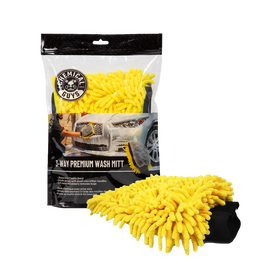 Three-Way Premium Microfiber Wash Mitt