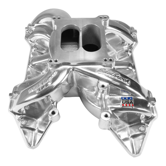 Edelbrock Perf RPM 440 Polished Manifold