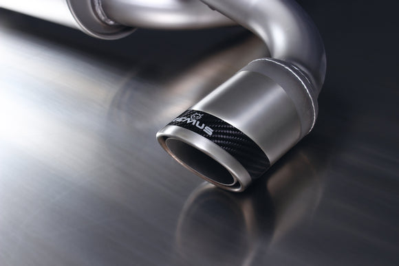 Remus 2011 BMW 1 Series F20/F21 Axle Back Exhaust w/84mm Carbon Ring Tail Pipe Set & Front Silencer