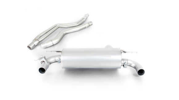 Remus 2015 BMW 3 Series F30/F32  Axle Back Exhaust w/Connection Tube/Chrome Tail Pipe Set