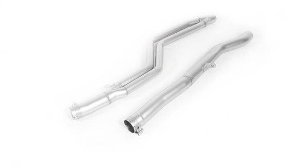 Remus 2017 BMW 5 Series G30/G31 Axle Back Exhaust w/Connection Tube/Carbon Tail Pipe Set