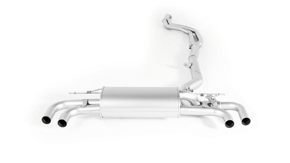Remus 2017 BMW 5 Series G30/G31 Axle Back Exhaust w/Connection Tube/Carbon Tail Pipe Set