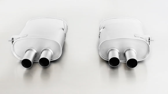 Remus 2007 BMW M3 E90/E92/E93 4.0L V8 Axle Back Exhaust w/Conn Tube/Black Chrome Tail Pipe Set