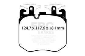 EBC 2019+ BMW X7 Bluestuff Front Brake Pads - 0