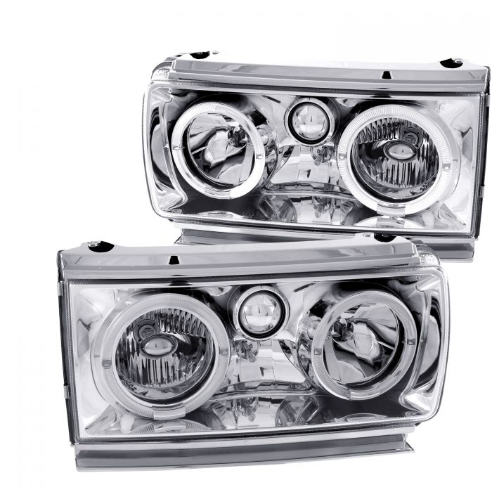 anzoページ ANZO 1991-1994 Toyota Land Cruiser Crystal Headlights w/ Halo