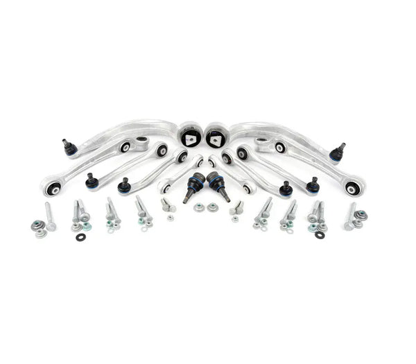 10-Piece Front Upper Control Arm Kit For 2012-2018 Audi A6 A7 Quattro RS7 S6 – Aluminum, Adjustable