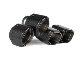 Akrapovic 2024+ BMW M5 (G90,G99) Hexagonal Carbon Fiber Tail Pipe Set