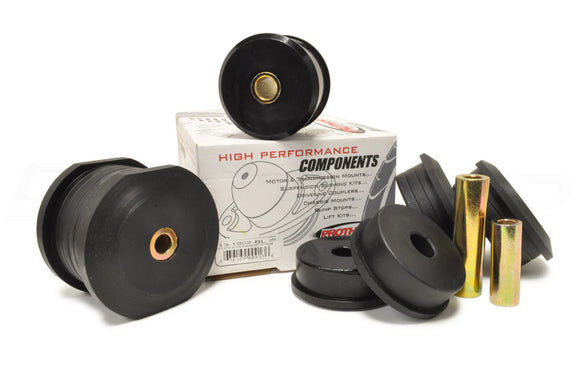 Prothane 90-94 Mitsubishi Eclipse 4 Mount Kit - Black
