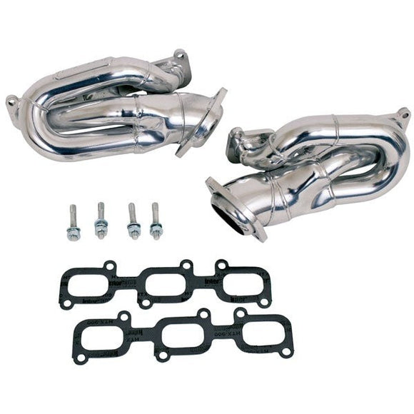 BBK 11-15 Mustang 3.7 V6 Shorty Tuned Length Exhaust Headers - 1-5/8 Silver Ceramic