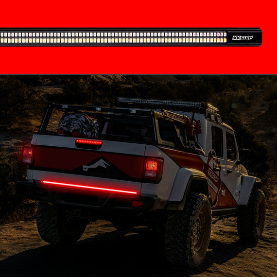 XK Glow Truck Tailgate Light w/ Chasing Turn Signal & Built-in Error Canceller - 3rd gen 48in