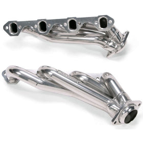 BBK 79-93 Mustang 5.0 Shorty Unequal Length Exhaust Headers - 1-5/8 Silver Ceramic - 0
