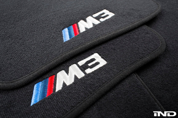 IND F8X M3 / M4 Custom Floor Mat Set