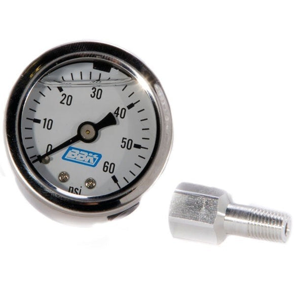 BBK Liquid Filled EFI Fuel Pressure Gauge 0-60 PSI