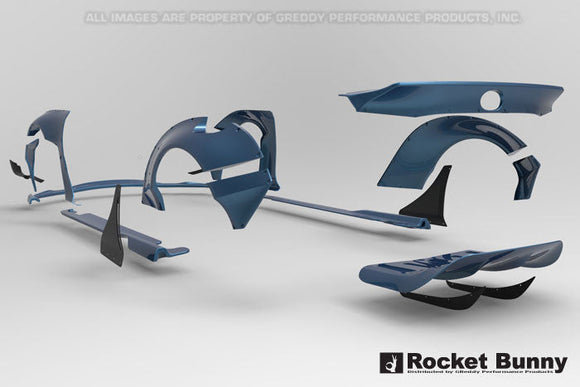 GReddy 2015 Lexus RC Rocket Bunny Full Wide-Body Aero Kit