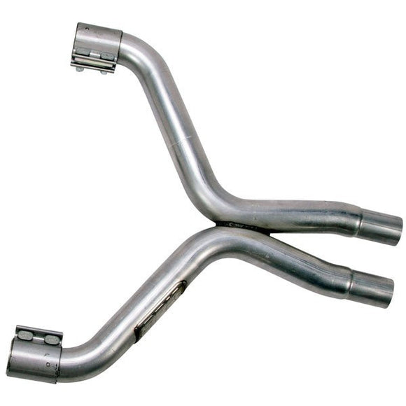 BBK 11-14 Mustang 3.7 V6 High Flow X Pipe With Catalytic Converters - 2-1/2
