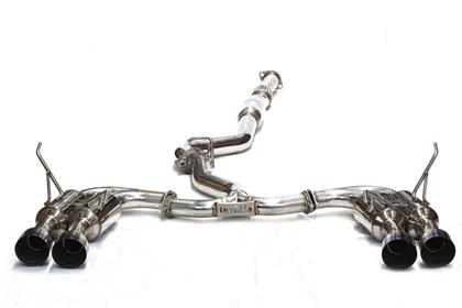 Invidia 2015+ Subaru WRX / STI Gemini/R400 Single Layer Quad Titanium Tip Cat-Back Exhaust