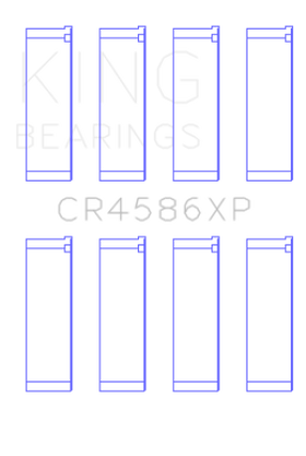 King Mitsubishi 4B11T EVO X 2007+ (Size STDX) Performance Rod Bearing Set - 0
