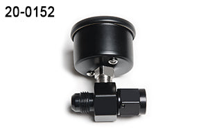 Radium Engineering Fuel Pressure Gauge w/ 6AN Inline Adapter