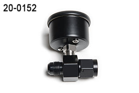 Radium Engineering Fuel Pressure Gauge w/ 6AN Inline Adapter
