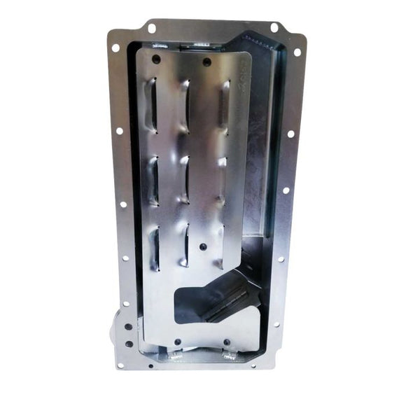 Moroso Dart LS Next Swap (w/Aluminum Spacers) Wet Sump 7qt 6in Road Race Baffled Steel Oil Pan