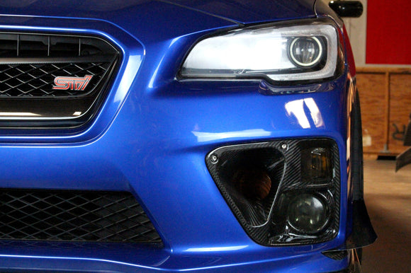 CARBON FIBER Brake Cooling Ducts Subaru STI/WRX 2015-Up