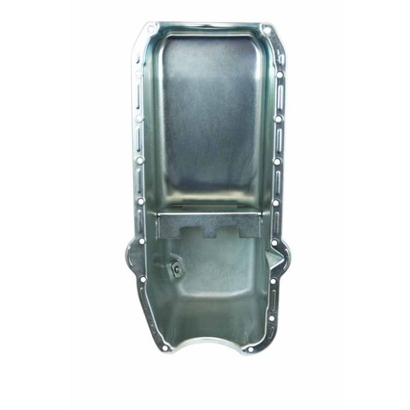 Moroso 80-85 Chevrolet SBC (w/Passenger Side Dipstick) Wet Sump 6qt 8.25in Steel Oil Pan - Blk