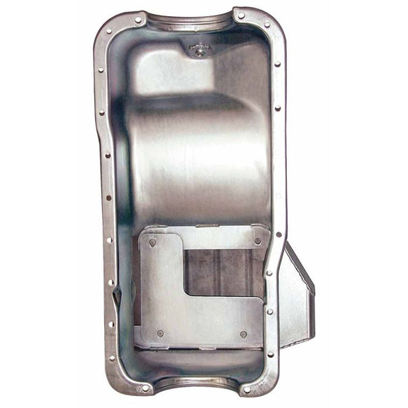 Moroso Ford 289-302 (w/Rear Sump) Kicked Out Wet Sump 7qt 7.5in Steel Oil Pan