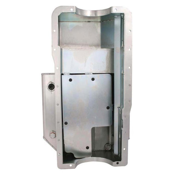 Moroso Ford 351W (w/Rear Sump) Kicked Out Circle Track Baffled Wet Sump 9qt 7.5in Steel Oil Pan