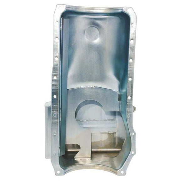 Moroso Ford 351C/351M (w/Front Sump) Kicked Out Wet Sump 7qt 8in Steel Oil Pan