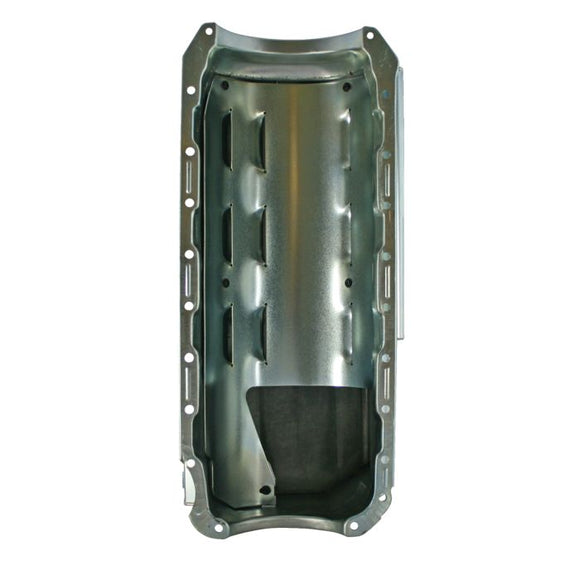Moroso Chevrolet Big Block Mark IV Drag Race Baffled Power Pouch Wet Sump 6-7qt 8in Steel Oil Pan