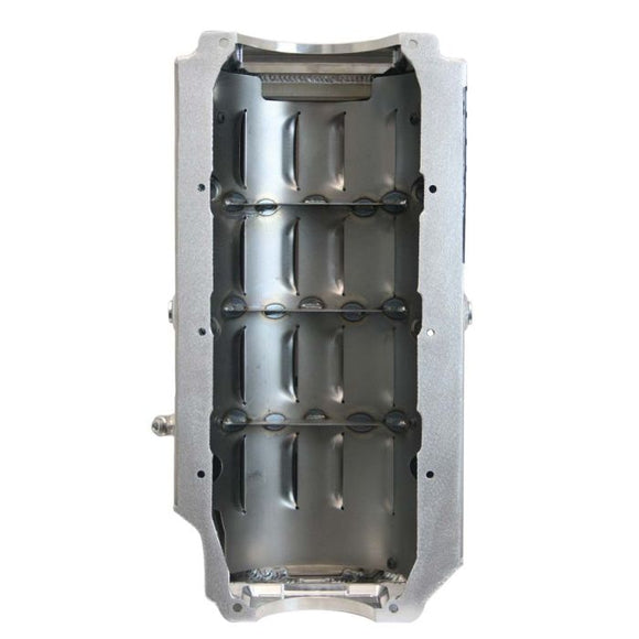 Moroso Pre-85 Chevrolet Small Block/Dart (w/-16An External Pick Up) Wet Sump 8qt 8.25in Alum Oil Pan