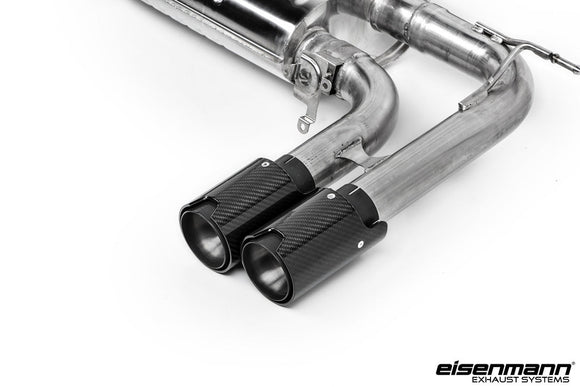 Eisenmann F85 X5M / F86 X6M Performance Exhaust + 4x90mm Carbon Tip Set - Sport