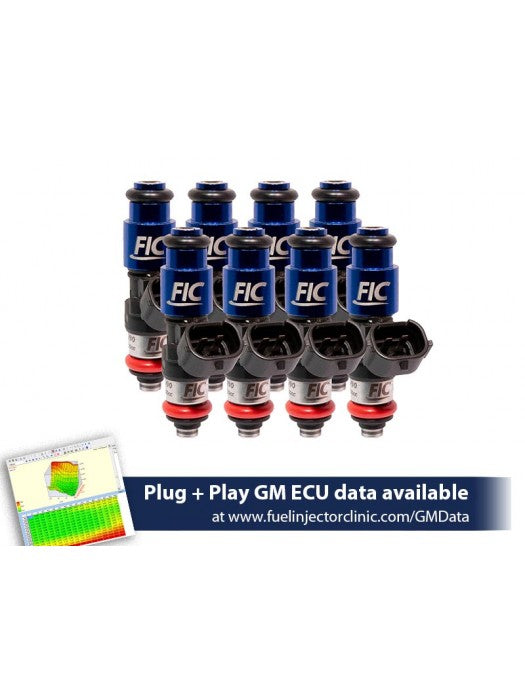 2150CC (240 LBS/HR AT OE 58 PSI FUEL PRESSURE) FIC FUEL INJECTOR CLINIC INJECTOR SET FOR LS2 ENGINES (HIGH-Z)