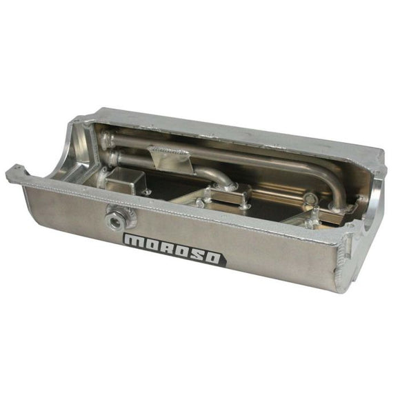 Moroso Dart/Brodix Small Block (w/Three Pick Ups) Sprint Car Dry Sump 6.5in Aluminum Oil Pan