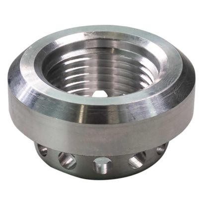 FITTING, VENTED, -12AN, WELD IN BUNG, W INTEGRAL BAFFLE