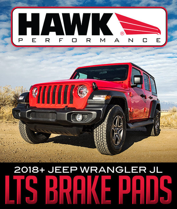 HAWK PERFORMANCE LTS BRAKE PADS: 2018+ JEEP WRANGLER JL