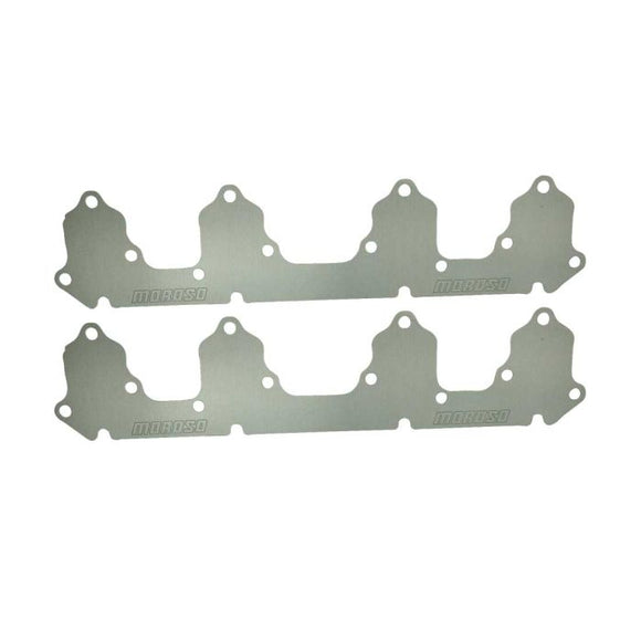 Moroso Ford FE Exhaust Block Off Storage Plate - Pair