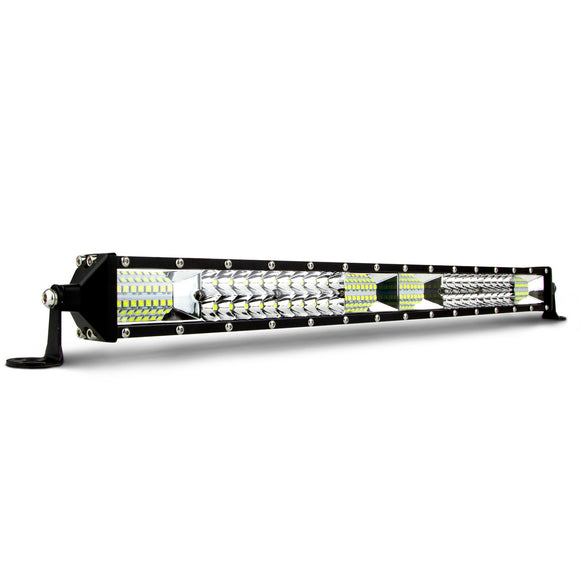 XK Glow 2-in-1 LED Light Bar w/ Pure White and Hunting Green Flood and Spot Work Light 20In