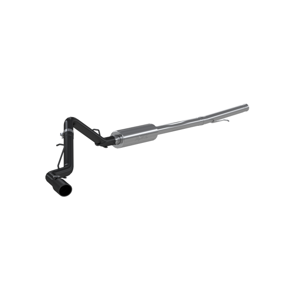 MBRP 2019 Chevrolet/GMC 1500 Silverado/Sierra 4.3L & 5.3L 3 in Cat Back, Single Side (Black Coated)