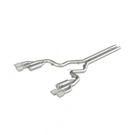 MBRP 18-19 Ford Mustang GT 5.0 3in Cat Back Quad Tip Race Version - AL