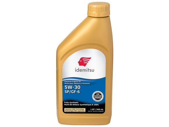IDEMITSU Full Synthetic Engine Oil 5W-30 GF-6 1 QT
