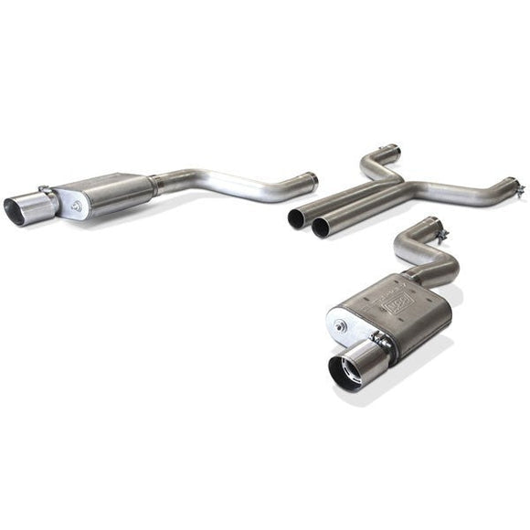 BBK 2015-16 Mustang GT Varitune Complete Cat Back Exhaust System (Includes Resonator Delete X-Pipe)