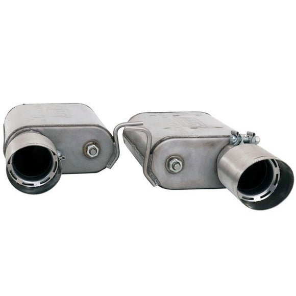 BBK 2015-16 Mustang GT Varitune Complete Cat Back Exhaust System (Includes Resonator Delete X-Pipe)