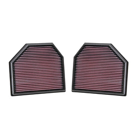 K&N Replacement Air Filter for 11-14 BMW M5/M6 4.4L V8 / 2015 M4/M3 3.0L I6  (2 per box)