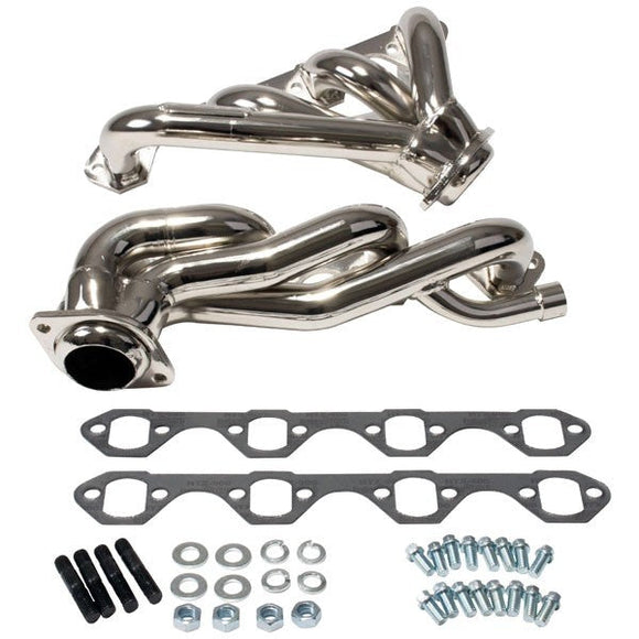 BBK 87-95 Ford F150 Truck 5.8 351 Shorty Unequal Length Exhaust Headers - 1-5/8 Titanium Ceramic